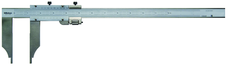 12" LONG JAW VERNIER CALIPER W/FINE - USA Tool & Supply