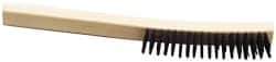Ability One - Hand Wire/Filament Brushes - Wood Curved Handle - USA Tool & Supply