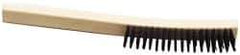 Ability One - Hand Wire/Filament Brushes - Wood Curved Handle - USA Tool & Supply