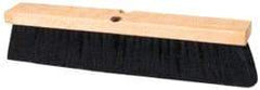 Ability One - 30" Smooth Surface Polypropylene Push Broom - 3" Bristle Length, Wood Block, Threaded Handle Connection - USA Tool & Supply