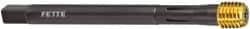 LMT - 0.4724 Inch Shank Diameter, 0.354 Inch Square, 4.331 Inch Overall Length, Replaceable Tip Thread Forming Tap - 1.969 Inch Max Tapping Depth - USA Tool & Supply