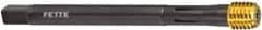 LMT - 0.3937 Inch Shank Diameter, 0.315 Inch Square, 3-15/16 Inch Overall Length, Replaceable Tip Thread Forming Tap - 1.575 Inch Max Tapping Depth - USA Tool & Supply