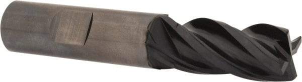 OSG - 5/8", 4 Flute, Single End, Solid Carbide, Corner Chamfer End Mill - 3-1/2" OAL, 35° Helix, Right Hand Flute, 1-1/4" LOC, Right Hand Cut - USA Tool & Supply