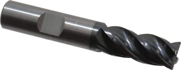 OSG - 1/2", 4 Flute, Single End, Solid Carbide, 0.03" Corner Radius End Mill - 3" OAL, Right Hand Flute, 1" LOC, Right Hand Cut - USA Tool & Supply