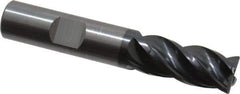 OSG - 1/2", 4 Flute, Single End, Solid Carbide, 0.03" Corner Radius End Mill - 3" OAL, Right Hand Flute, 1" LOC, Right Hand Cut - USA Tool & Supply
