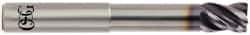 OSG - 1/2", 4 Flute, Single End, Solid Carbide, Corner Chamfer End Mill - 4" OAL, 35° Helix, Right Hand Flute, 5/8" LOC, Right Hand Cut, 2-1/4" Extended Reach - USA Tool & Supply
