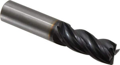 OSG - 3/4", 4 Flute, Single End, Solid Carbide, 0.02" Corner Radius End Mill - 4" OAL, 35° Helix, Right Hand Flute, 1-5/8" LOC, Right Hand Cut - USA Tool & Supply