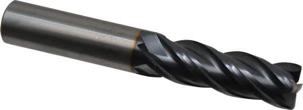 OSG - 3/4", 4 Flute, Single End, Solid Carbide, 0.06" Corner Radius End Mill - 5" OAL, Right Hand Flute, 2-1/4" LOC, Right Hand Cut - USA Tool & Supply