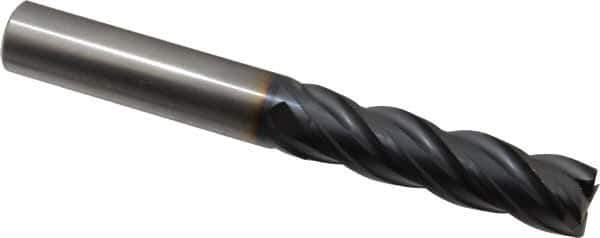 OSG - 5/8", 2-1/4" LOC, 5/8" Shank Diam, 5" OAL, 4 Flute, Solid Carbide Square End Mill - Single End, TiAlN Finish, Spiral Flute, 35° Helix, Centercutting, Right Hand Cut, Right Hand Flute, Series VG441 - USA Tool & Supply