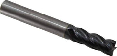 OSG - 5/8", 1-5/8" LOC, 5/8" Shank Diam, 5" OAL, 4 Flute, Solid Carbide Square End Mill - Single End, TiAlN Finish, Spiral Flute, 35° Helix, Centercutting, Right Hand Cut, Right Hand Flute, Series VG441 - USA Tool & Supply