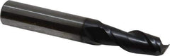 OSG - 11/32", 7/8" LOC, 3/8" Shank Diam, 2-1/2" OAL, 2 Flute, Solid Carbide Square End Mill - Single End, TiAlN Finish, Spiral Flute, 35° Helix, Centercutting, Right Hand Cut, Right Hand Flute, Series HP421 - USA Tool & Supply