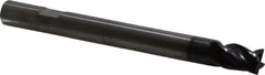 OSG - 3/8", 1/2" LOC, 3/8" Shank Diam, 4" OAL, 4 Flute, Solid Carbide Square End Mill - Single End, TiAlN Finish, Spiral Flute, 35° Helix, Centercutting, Right Hand Cut, Right Hand Flute, Series VG464 - USA Tool & Supply