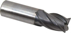 OSG - 1", 1-1/2" LOC, 1" Shank Diam, 4" OAL, 4 Flute, Solid Carbide Square End Mill - Single End, TiAlN Finish, Spiral Flute, 35° Helix, Centercutting, Right Hand Cut, Right Hand Flute, Series HP441 - USA Tool & Supply