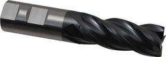 OSG - 1", 2-1/2" LOC, 1" Shank Diam, 5" OAL, 4 Flute, Solid Carbide Square End Mill - Single End, TiAlN Finish, Spiral Flute, 35° Helix, Centercutting, Right Hand Cut, Right Hand Flute, Series VG441 - USA Tool & Supply