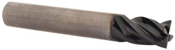 OSG - 3/8", 1/2" LOC, 3/8" Shank Diam, 2-1/2" OAL, 4 Flute, Solid Carbide Square End Mill - Single End, TiAlN Finish, Spiral Flute, 35° Helix, Centercutting, Right Hand Cut, Right Hand Flute, Series VG441 - USA Tool & Supply