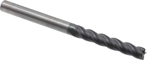 OSG - 5/16", 1-5/8" LOC, 5/16" Shank Diam, 4" OAL, 4 Flute, Solid Carbide Square End Mill - Single End, TiAlN Finish, Spiral Flute, 35° Helix, Centercutting, Right Hand Cut, Right Hand Flute, Series VG441 - USA Tool & Supply