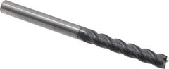 OSG - 5/16", 1-5/8" LOC, 5/16" Shank Diam, 4" OAL, 4 Flute, Solid Carbide Square End Mill - Single End, TiAlN Finish, Spiral Flute, 35° Helix, Centercutting, Right Hand Cut, Right Hand Flute, Series VG441 - USA Tool & Supply