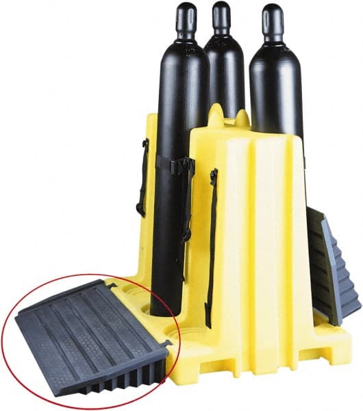 Enpac - 46" Long x 20" Wide x 6" High, Polyethylene Ramp Bottom - USA Tool & Supply