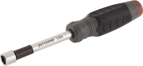 Proto - 11mm Hollow Shaft Nutdriver - Ergonomic Handle, 9-1/4" OAL - USA Tool & Supply