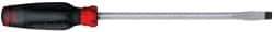 Proto - 318mm OAL Keystone Slotted Screwdriver - 203mm Blade Length, Round Shank, Ergonomic Handle - USA Tool & Supply
