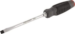 Proto - 267mm OAL Keystone Slotted Screwdriver - 152mm Blade Length, Round Shank, Ergonomic Handle - USA Tool & Supply