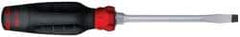 Proto - 210mm OAL Keystone Slotted Screwdriver - 102mm Blade Length, Round Shank, Ergonomic Handle - USA Tool & Supply