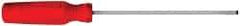 Proto - 184mm OAL Cabinet Slotted Screwdriver - 102mm Blade Length, Round Shank, Ergonomic Handle - USA Tool & Supply
