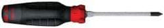 Proto - #1, 7" OAL, Standard Phillips Screwdriver - 3" Blade Length, Round Shank, Ergonomic Handle - USA Tool & Supply