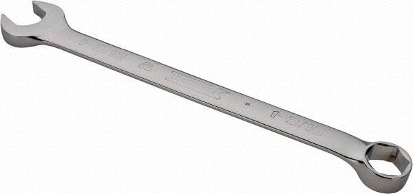 Proto - 1-3/16" 6 Point Combination Wrench - 15° Offset Angle, 15-7/8" OAL, Steel, Chrome Finish - USA Tool & Supply