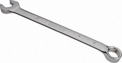 Proto - 1" 6 Point Combination Wrench - 15° Head Angle, 14-5/64" OAL, Steel, Chrome Finish - USA Tool & Supply