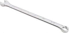 Proto - 1/4" 6 Point Combination Wrench - 15° Head Angle, 4-59/64" OAL, Steel, Chrome Finish - USA Tool & Supply