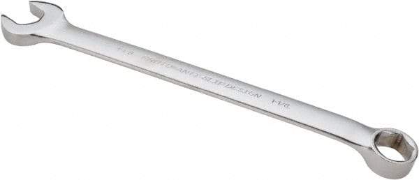 Proto - 1-1/8" 6 Point Combination Wrench - 15° Offset Angle, 15-7/8" OAL, Steel, Satin Finish - USA Tool & Supply