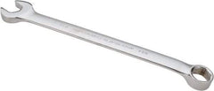 Proto - 1-1/8" 6 Point Combination Wrench - 15° Offset Angle, 15-7/8" OAL, Steel, Satin Finish - USA Tool & Supply