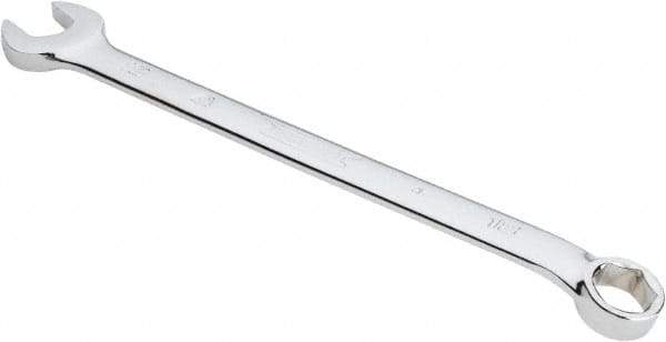 Proto - 18mm 6 Point Combination Wrench - 15° Offset Angle, 10-1/2" OAL, Steel, Chrome Finish - USA Tool & Supply