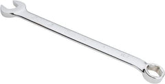 Proto - 18mm 6 Point Combination Wrench - 15° Offset Angle, 10-1/2" OAL, Steel, Chrome Finish - USA Tool & Supply