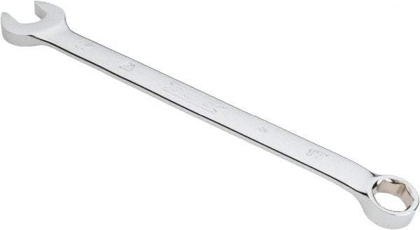 Proto - 17mm 6 Point Combination Wrench - 15° Offset Angle, 10-1/8" OAL, Steel, Chrome Finish - USA Tool & Supply