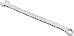 Proto - 1/4" 6 Point Combination Wrench - 15° Head Angle, 4-59/64" OAL, Steel, Satin Finish - USA Tool & Supply