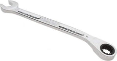Proto - 1/2" 12 Point Combination Wrench - 15° Head Angle, 7-29/32" OAL, Steel, Chrome Finish - USA Tool & Supply