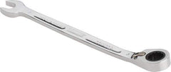 Proto - 8mm 12 Point Combination Wrench - 15° Head Angle, 5-7/16" OAL, Steel, Chrome Finish - USA Tool & Supply