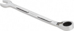 Proto - 9mm 12 Point Combination Wrench - 15° Head Angle, 5-43/64" OAL, Steel, Chrome Finish - USA Tool & Supply
