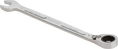 Proto - 11mm 12 Point Combination Wrench - 15° Head Angle, 6-29/64" OAL, Steel, Chrome Finish - USA Tool & Supply