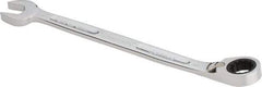 Proto - 14mm 12 Point Combination Wrench - 15° Head Angle, 8-49/64" OAL, Steel, Chrome Finish - USA Tool & Supply