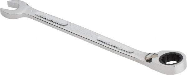 Proto - 16mm 12 Point Combination Wrench - 15° Head Angle, 9-33/64" OAL, Steel, Chrome Finish - USA Tool & Supply