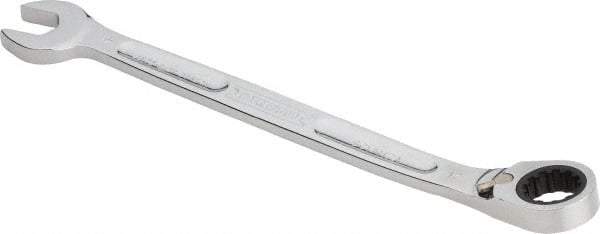 Proto - 17mm 12 Point Combination Wrench - 15° Head Angle, 10-17/64" OAL, Steel, Chrome Finish - USA Tool & Supply