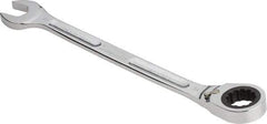 Proto - 24mm 12 Point Combination Wrench - 15° Head Angle, 13-5/16" OAL, Steel, Chrome Finish - USA Tool & Supply