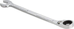 Proto - 22mm 12 Point Combination Wrench - 15° Head Angle, 12-35/64" OAL, Steel, Chrome Finish - USA Tool & Supply