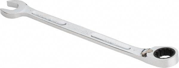 Proto - 19mm 12 Point Combination Wrench - 15° Head Angle, 11-15/32" OAL, Steel, Chrome Finish - USA Tool & Supply