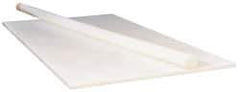 Made in USA - 1' Long, 3/8" Diam, ETFE Plastic Rod - ±0.2" Length Tolerance, +0.002 - 0.000" Diam Tolerance, Shore D-75 Hardness, Natural (Color) - USA Tool & Supply