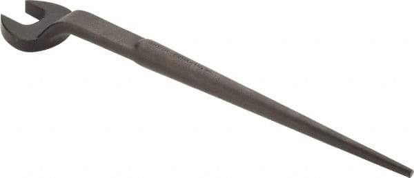 Proto - 1-7/8" Standard Spud Handle Open End Wrench - 23-1/4" OAL, Single End, Black Finish - USA Tool & Supply