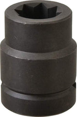 Proto - 1" Drive 7/8" Impact Socket - 8 Points, 2-5/8" OAL - USA Tool & Supply